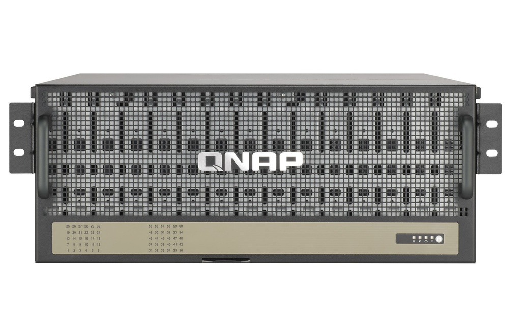 QNAP TL-R6020SEP-RP 60-Bay 4U SAS/SATA 12Gb/s JBOD Expansion Enclosure for QuTS hero NAS, Redundant PSU