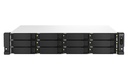 QNAP TS-1264U-RP-8G 12-Bay 2U Rackmount NAS, Intel Celeron N5095, 8GB, 2 x 2.5GbE, PCIe, Redundant PSU