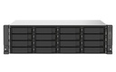 QNAP TS-1673AU-RP-16G 16-Bay 3U Rackmount NAS, AMD Ryzen V1500B, 16GB, 2 x 2.5GbE, 2 x PCIe, Redundant PSU