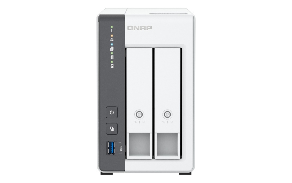 QNAP TS-216G 2-Bay NAS, ARM Cortex-A55 Quad-Core 2.0GHz, 4GB RAM, 2.5GbE + GbE, NPU