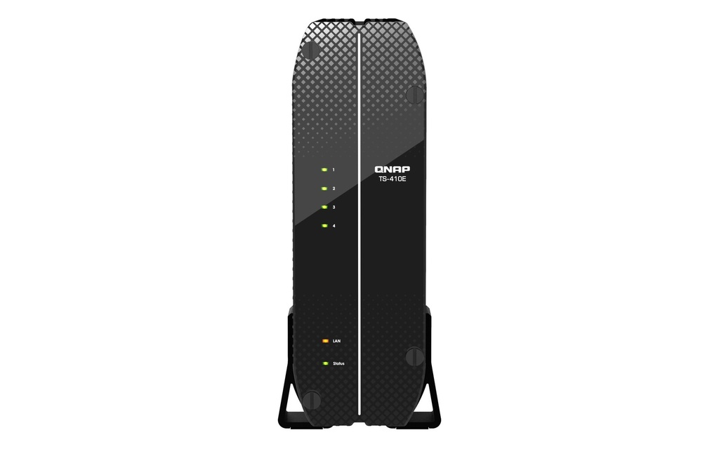 QNAP TS-410E-8G 4-Bay 2.5-Inch SSD NAS, Intel Celeron J6412 Quad-Core, 8GB, 2 x 2.5GbE, 4K HDMI