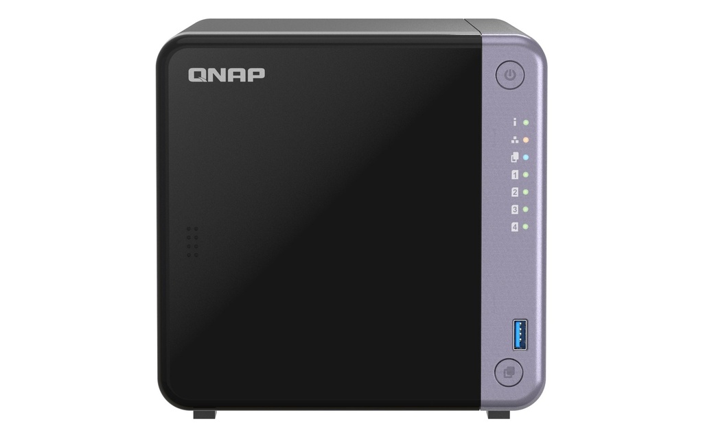 QNAP TS-432X-16TB-IW 4-Bay Tower NAS Bundle: TS-432X-4G with 2 x Seagate IronWolf 8TB (16TB)