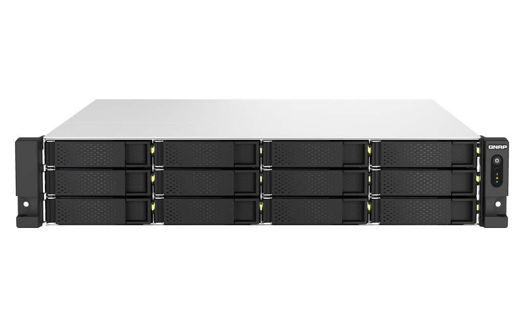 QNAP TS-H1887XU-RP-E2334-16G 12+6-Bay 2U Rackmount NAS, Xeon E-2334 4C/8T, 16GB DDR4 ECC, 2 x 10GbE, 2 x 2.5GbE, RPS