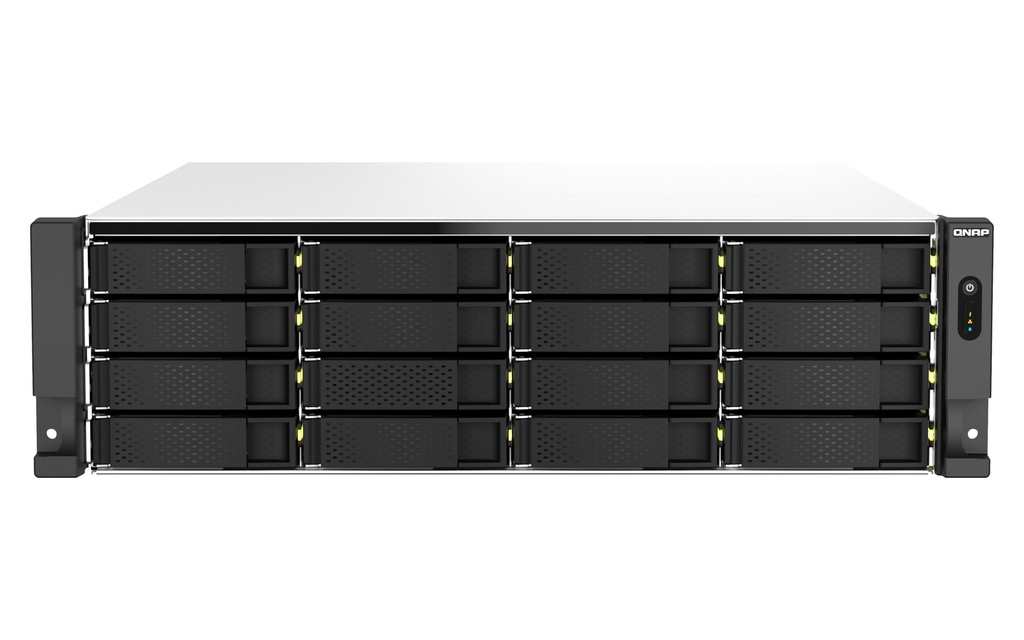 QNAP TS-H2287XU-RP-E2378-64G 16+6-Bay 3U Rackmount NAS, Xeon E-2378 8C/16T, 64GB DDR4 ECC, 2 x 10GbE, 2 x 2.5GbE, RPS