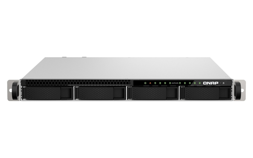 QNAP TS-H987XU-RP-E2334-16G 9-Bay 1U Rackmount NAS, Xeon E-2334, 16GB ECC, 2 x 10GbE, U.2 NVMe Gen4, Dual PSU