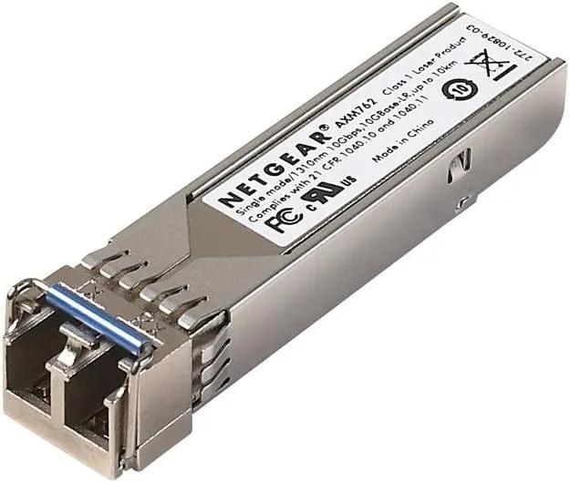 Netgear AXM762P10 10GBASE-LR SFP+ Transceiver, Single Mode LC, 1310nm, 10km, Pack of 10
