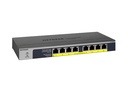 Netgear GS108PP 8-Port Gigabit High-Power PoE+ Unmanaged Switch, 123W PoE Budget, Fanless