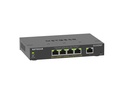 Netgear GS305EP 5-Port Gigabit PoE+ Easy Smart Managed Switch, 63W PoE Budget, Fanless