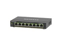 Netgear GS308EP 8-Port Gigabit PoE+ Easy Smart Managed Switch, 62W PoE Budget, Fanless