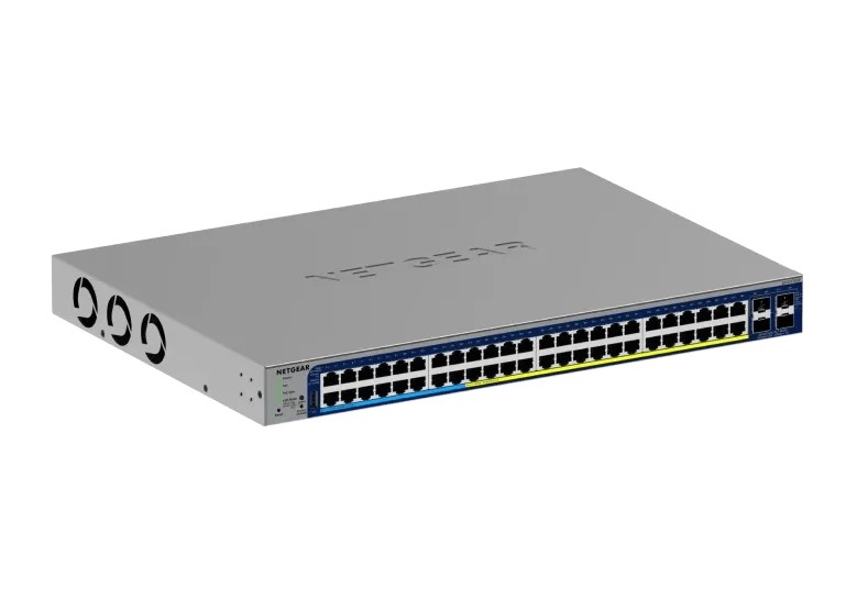 Netgear GS748T 48-Port Gigabit Smart Cloud Managed Switch with 2 SFP + 2 Combo Ports, Insight Manageable