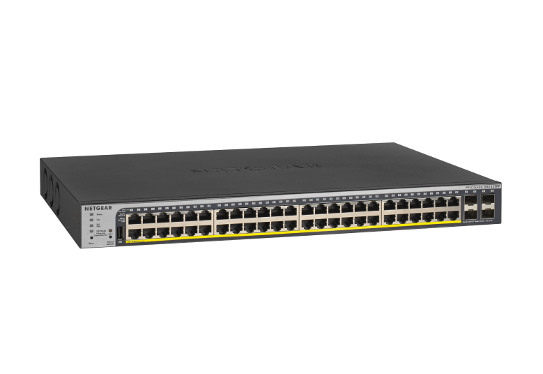 Netgear GS752TPP 48-Port Gigabit PoE+ Smart Managed Switch with 4 SFP Ports, 760W PoE Budget, Insight Cloud