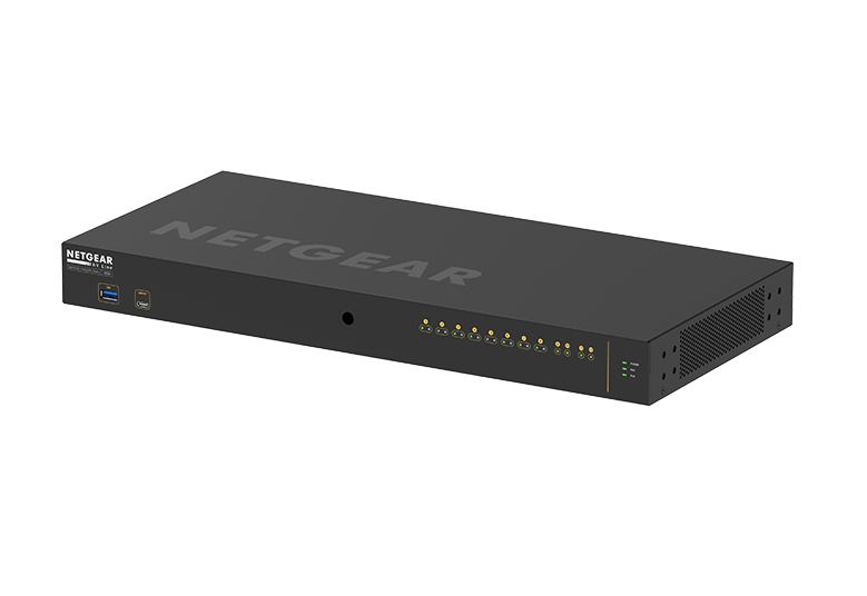 Netgear GSM4212PX M4250-10G2XF-PoE+ AV Line 12-Port Managed Switch, 8 PoE+ 240W, 2 x 1G, 2 SFP+ 10G