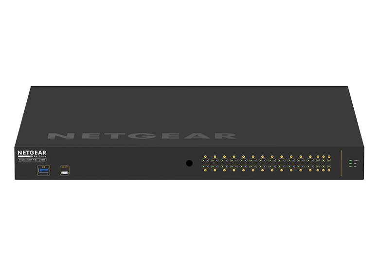 Netgear GSM4230UP M4250-26G4F-PoE++ AV Line 30-Port Managed Switch, 24 Ultra90 PoE++ 1,440W, 4 SFP, Dual PSU