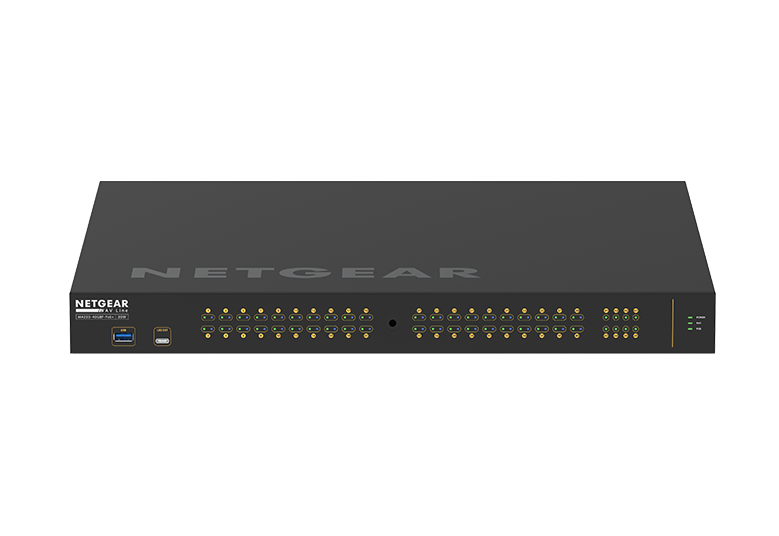 Netgear GSM4248P M4250-40G8F-PoE+ AV Line 48-Port Gigabit Managed Switch, 40 PoE+ 480W, 8 SFP