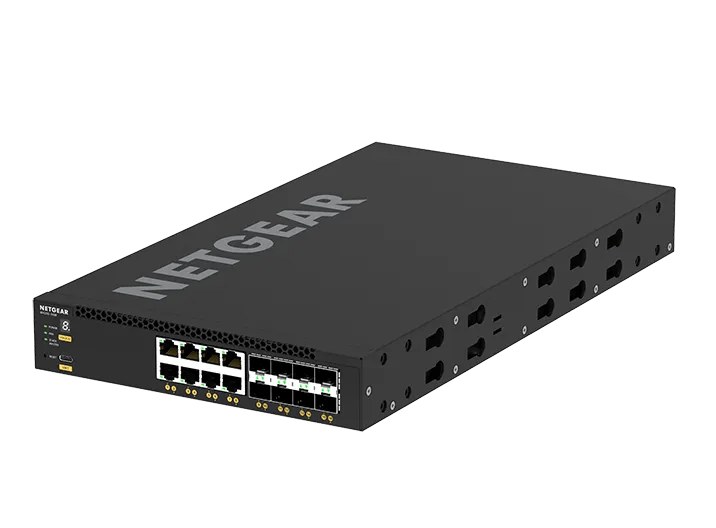 Netgear XSM4316 M4350-8X8F Half-Width 16-Port 10G L3 Stackable Managed Switch, 8 x 10GBASE-T, 8 x SFP+