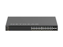 Netgear XSM4328CV M4350-24X4V 28-Port 10G Multi-Gig PoE+ L3 Stackable Managed Switch, 4 x 25G SFP28