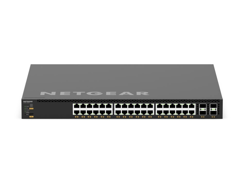 Netgear XSM4340CV M4350-36X4V 40-Port 10G Multi-Gig Ultra90 PoE++ L3 Managed Switch, 4 x 25G SFP28, up to 1,760W