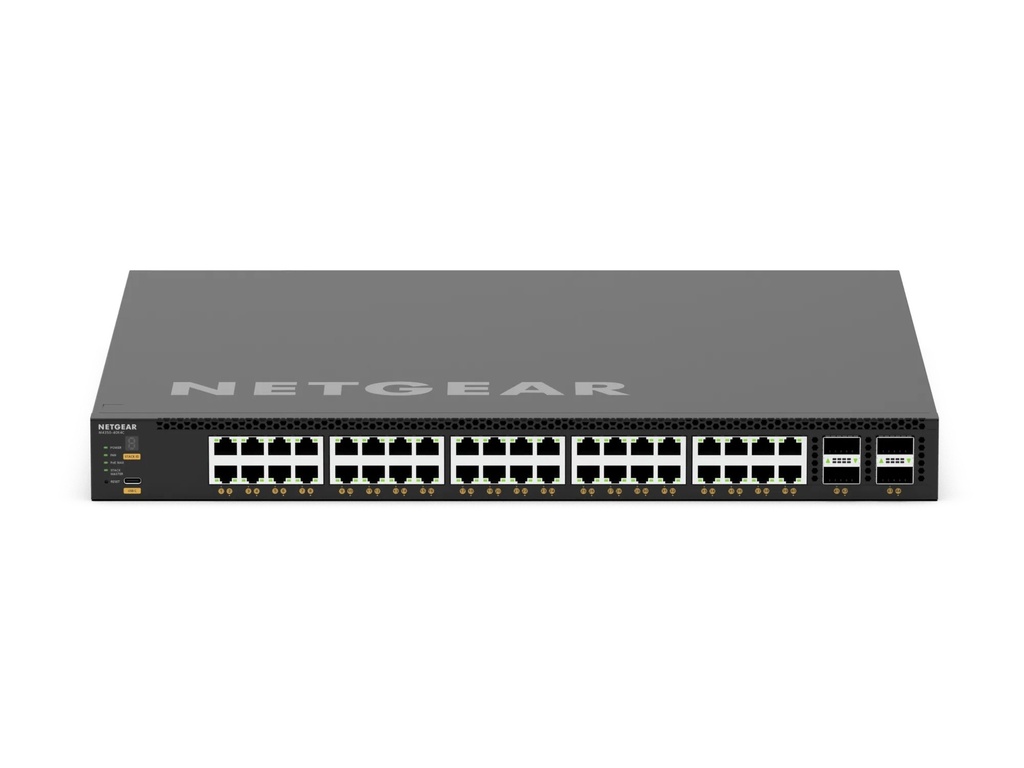 Netgear XSM4344C M4350-40X4C 44-Port 10G Ultra90 PoE++ L3 Managed Switch, 4 x 100G QSFP28, up to 1,676W