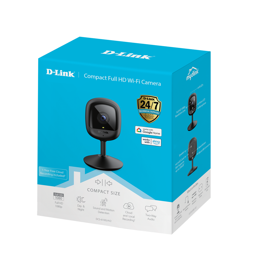 D-Link DCS-6100LHV2 Compact Full HD Wi-Fi Camera
