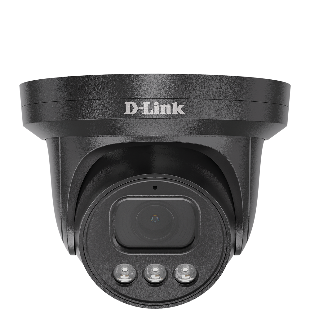 D-Link DCS-F4805E-BLK Vigilance 5MP Day &amp; Night Outdoor Turret PoE Network Camera (Black)