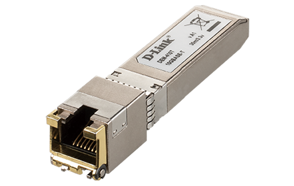 D-Link DEM-410T 10GBASE-T RJ45 Copper SFP+ Transceiver (Cat6A 30m)