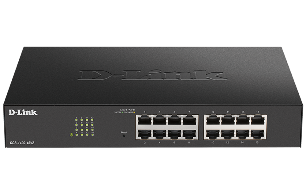 D-Link DGS-1100-16V2 16-Port Gigabit Smart Managed Switch
