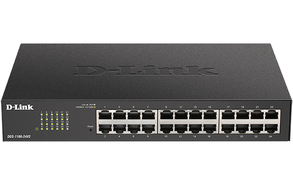 D-Link DGS-1100-24V2 24-Port Gigabit Smart Managed Switch