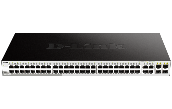 D-Link DGS-1210-52 52-Port Gigabit Smart Managed Switch with 52 RJ45 ports and 4 SFP (Combo) Ports