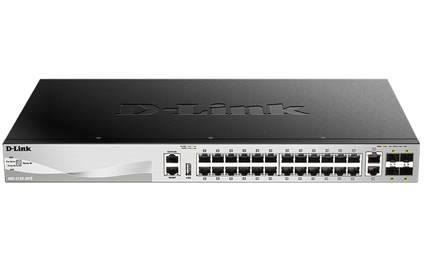 D-Link DGS-3130-30TS 30-Port Stackable Gigabit Layer 3+ Switch with 6 10GbE ports