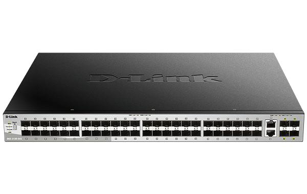 D-Link DGS-3130-54S 54-Port Stackable Gigabit SFP Layer 3+ Switch with 6 10GbE ports