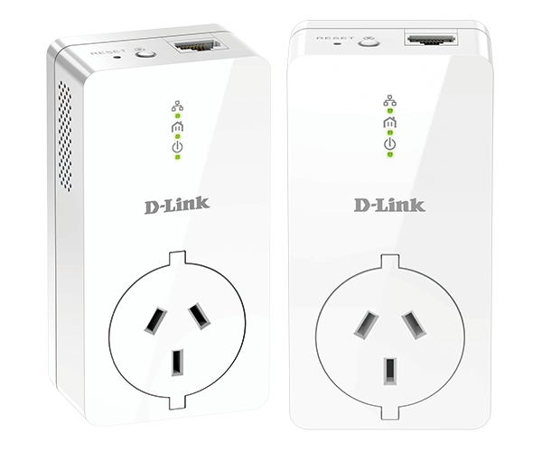 D-Link DHP-P601AV PowerLine AV2 1000 Gigabit Passthrough Kit