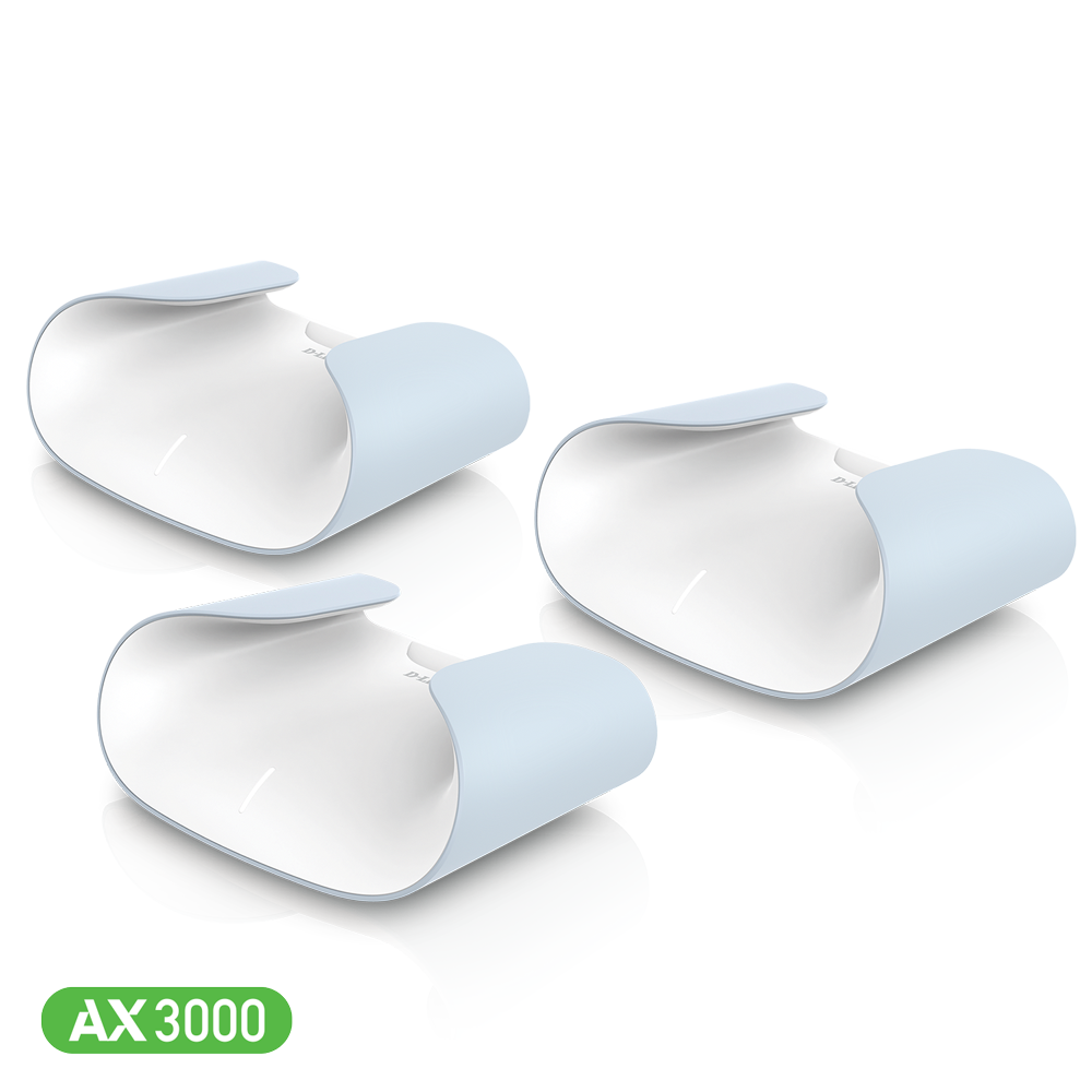 D-Link M30-3PK AQUILA PRO AI AX3000 Wi-Fi 6 Smart Mesh System        (3-Pack)