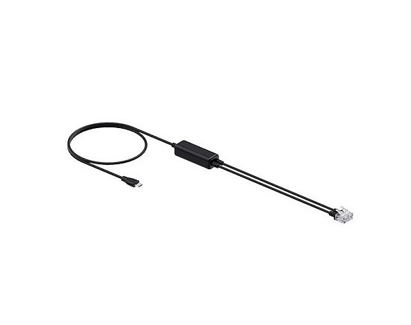 Yealink Telephone Cable for WH62 and WH63 DECT Headsets, for Cisco, Avaya, Poly, Grandstream, Fanvil and Snom Phones