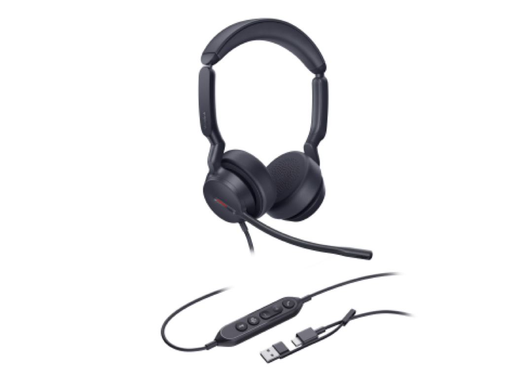Yealink UH44 Mono Teams USB-C/A USB wired headset
