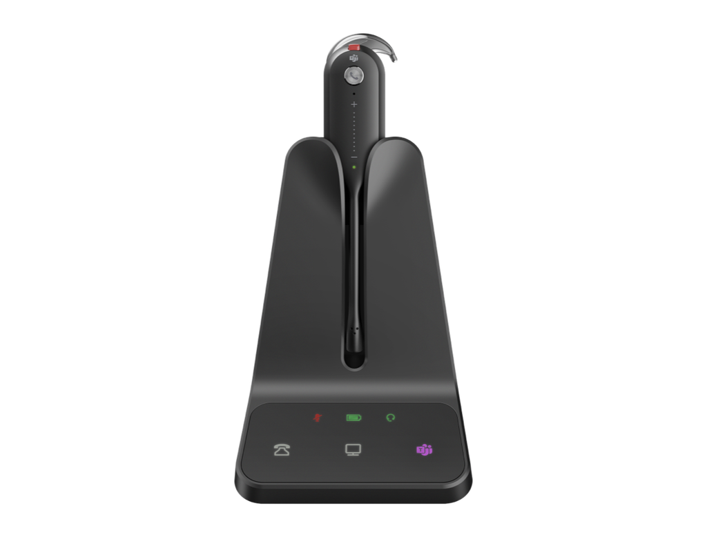 Yealink WH63-E2-MS DECT WIRELESS (WH63-E2) MS CONVERTIBLE HEADSET WITH BASE, 2.5MM, RINGER