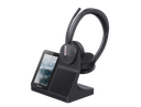 Yealink WH64-M-WS WH64 Workstation DECT Wireless Headset – Mono, 4.0 inch Touch Screen, up to 185 m Range, Bluetooth 5.3
