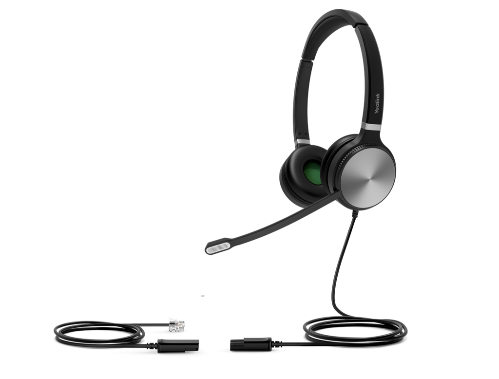 Yealink YHS36 Dual QD wired headset for desk phones