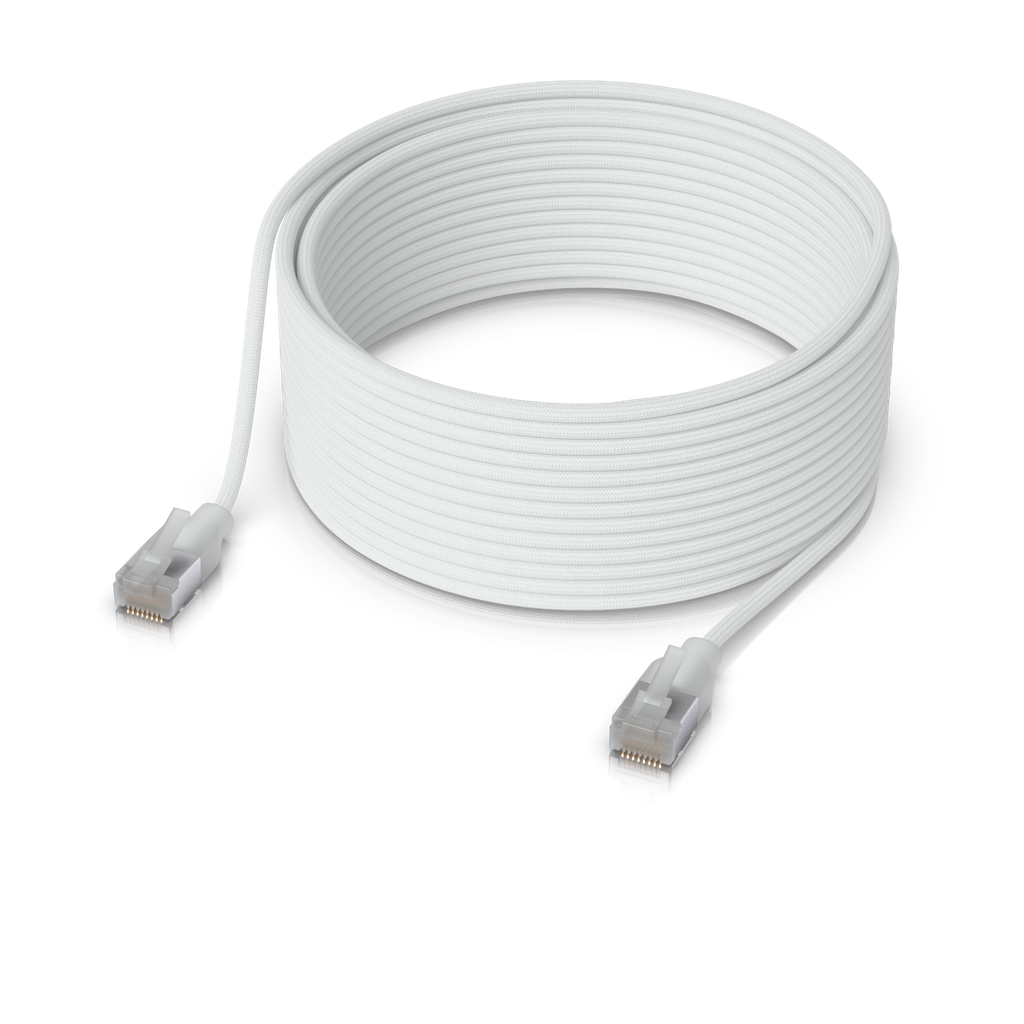 Ubiquiti UACC-Cable-Patch-EL-C6A-15M-W UniFi Premium Patch Cable 15m White