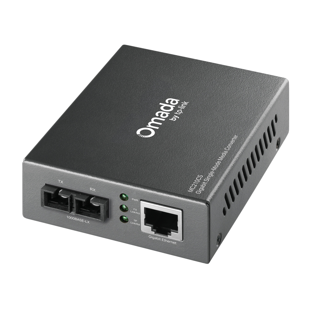 TP-Link MC210CS 1000Mbps RJ45 to 1000Mbps single-mode SC fiber Converter