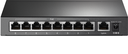 TP-Link TL-SF1009P 9-Port 10/100Mbps Desktop Switch with 8-Port PoE+