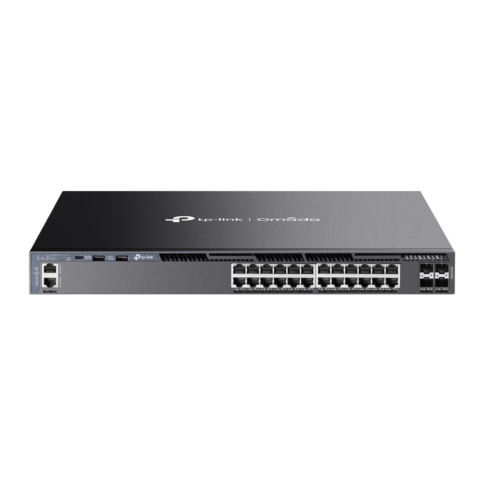 TP-Link SG6428X Omada 24-Port Gigabit Stackable L3 Managed Switch with 4 10G SFP+ Slots
