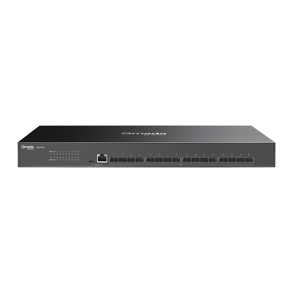 TP-Link SX3016F JetStream 16-Port 10GE SFP+ L2+ Managed Switch