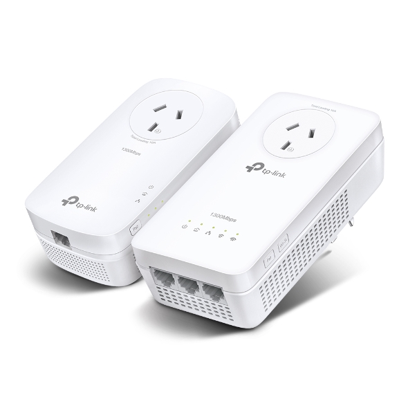 TP-Link TL-WPA8631P KIT AV1300 Gigabit Passthrough Powerline AC Wi-Fi Kit