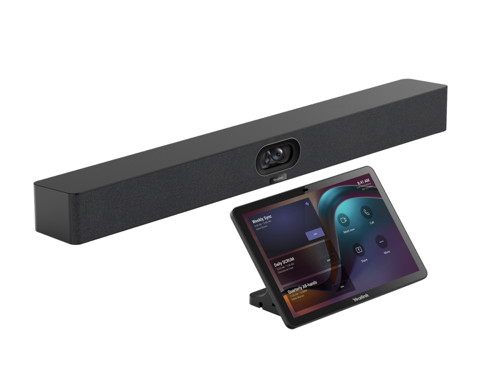 Yealink A40-031 (A40-031) All IN One Collab Bar, Ctp25 Touch Panel, Psu, W/M Bracket, Small TO Med