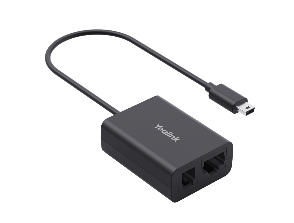 Yealink EHS62 (Ehs62) DECT Wireless Headset Adapter For WH64/WH68 For Cisco,Poly,Avaya,Grandstre