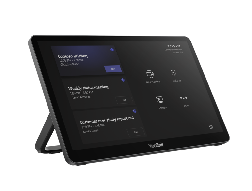 Yealink MTOUCHPLUS (Mtouchplus) 11.6" Touch Control For Mvc Series, Poe, CAT5E Cable (7.M)