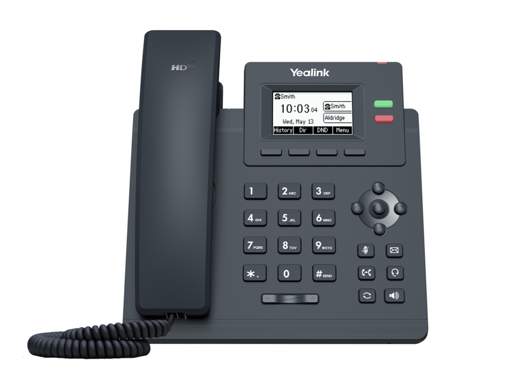 Yealink SIP-T31G Entry-Level 2-Line Gigabit IP Phone with 132×64 LCD & PoE
