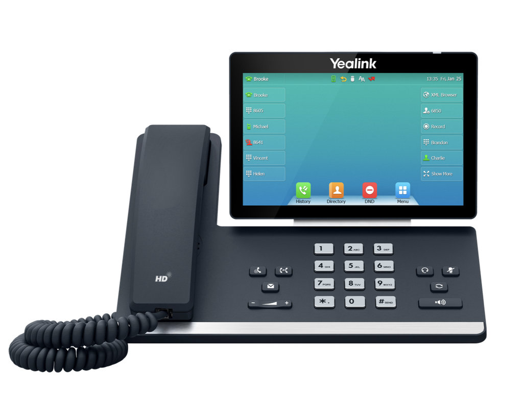 Yealink SIP-T57W 16-Line Prime Business IP Phone with 7" Colour Touch, Wi-Fi & Bluetooth