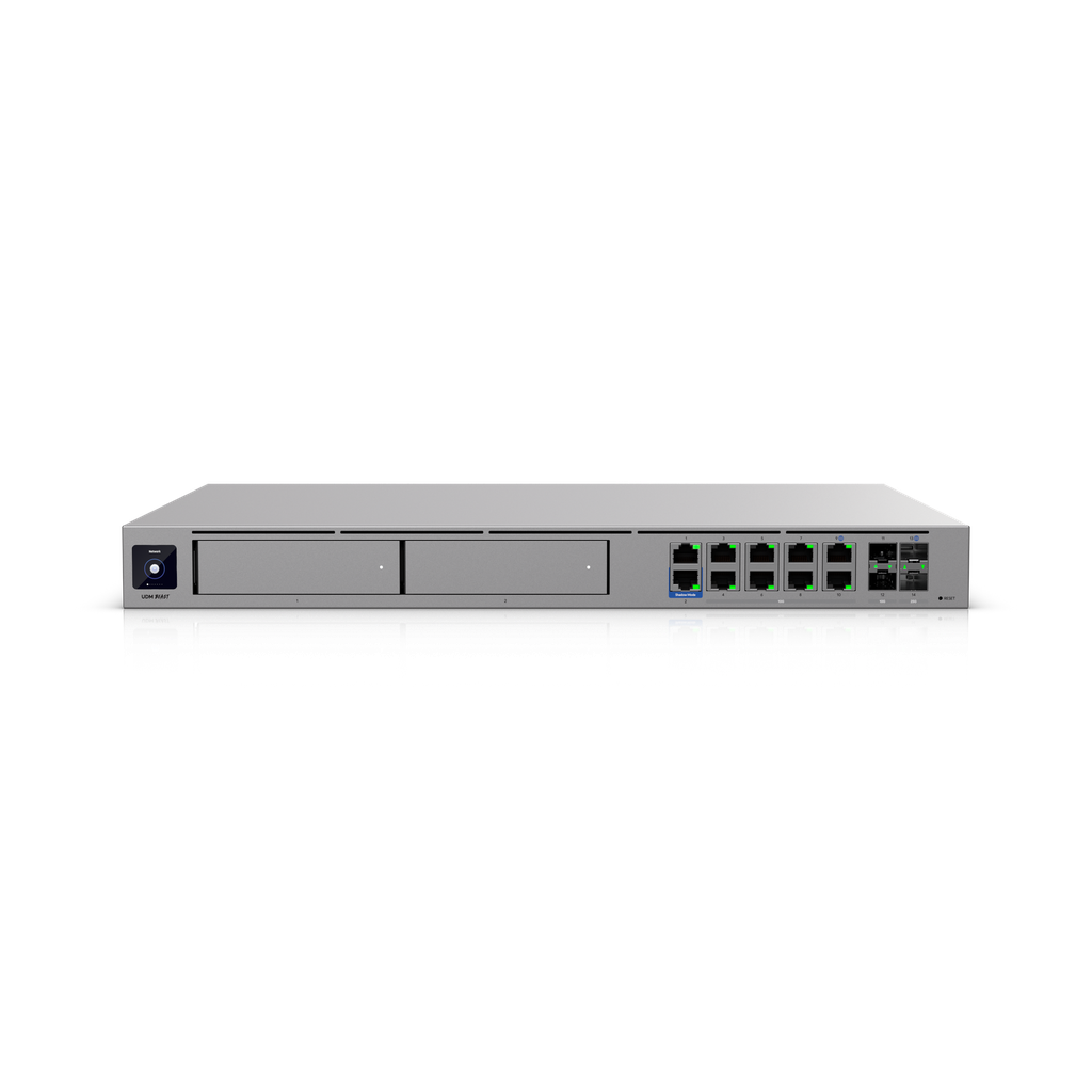 Ubiquiti UDM-Beast UniFi Dream Machine Beast — Hyperscale Cloud Gateway with 25 Gbps IDS/IPS, Dual 25G SFP28 WAN, 7,500+ Clients
