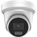 Hikvision DS-2CD2387G3-LIS2UY-SRB-2.8MM ColorVu 3.0 8 MP Smart Hybrid Light Fixed Turret Network Camera, 2.8 mm, Red/Blue Strobe & Audible Alarm
